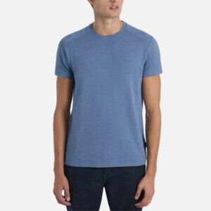 NEW Kenneth Cole New York Men's M Blue Crew Neck T-Shirt Organic Cotton Blend